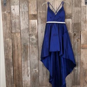 Blue High low dress